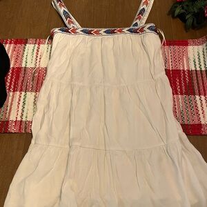 Francesca's Collections White Asymmetrical Dress- SHIPPING PRICE NOT INCLUDED